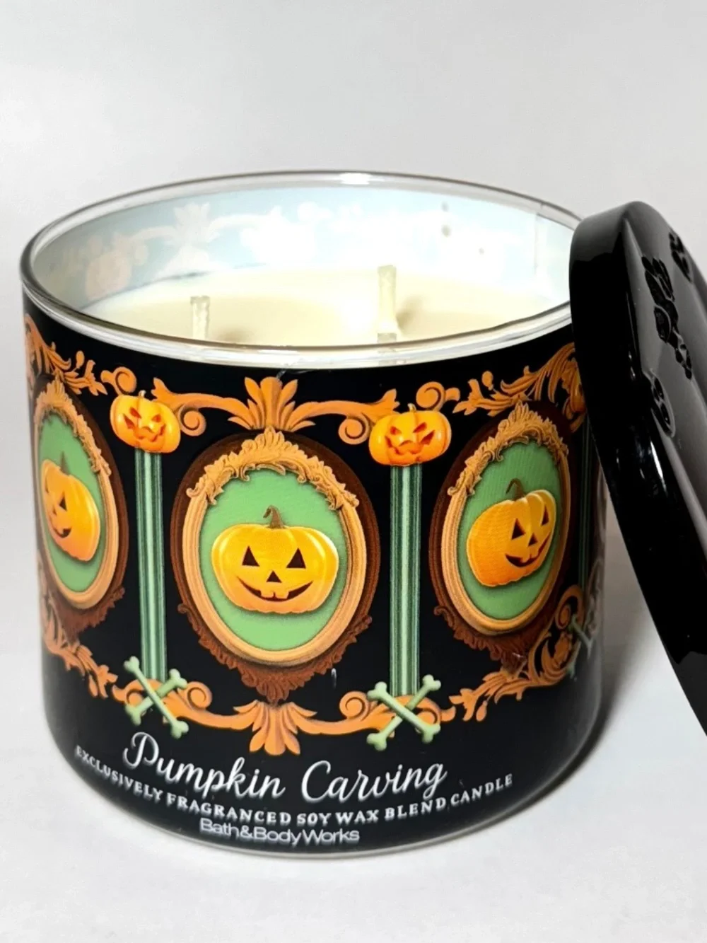 PUMPKIN CARVING 3 Wick Candle